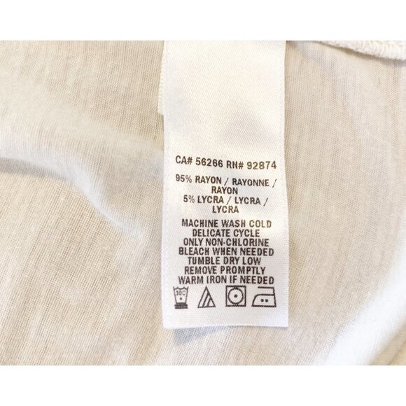 Splendid Women's Mock Neck Oversized Sleeveless Soft Tank Off White - Picture 7 of 8